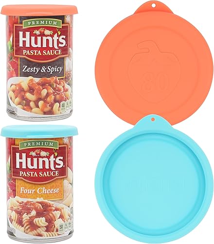 Miniatura 1 de 2 tapas de silicona para latas de 3.5 pulgadas para Hunt's  Starkist  Kirkland  Progresso lata, tapas de sellado de alimentos para latas de 3.5