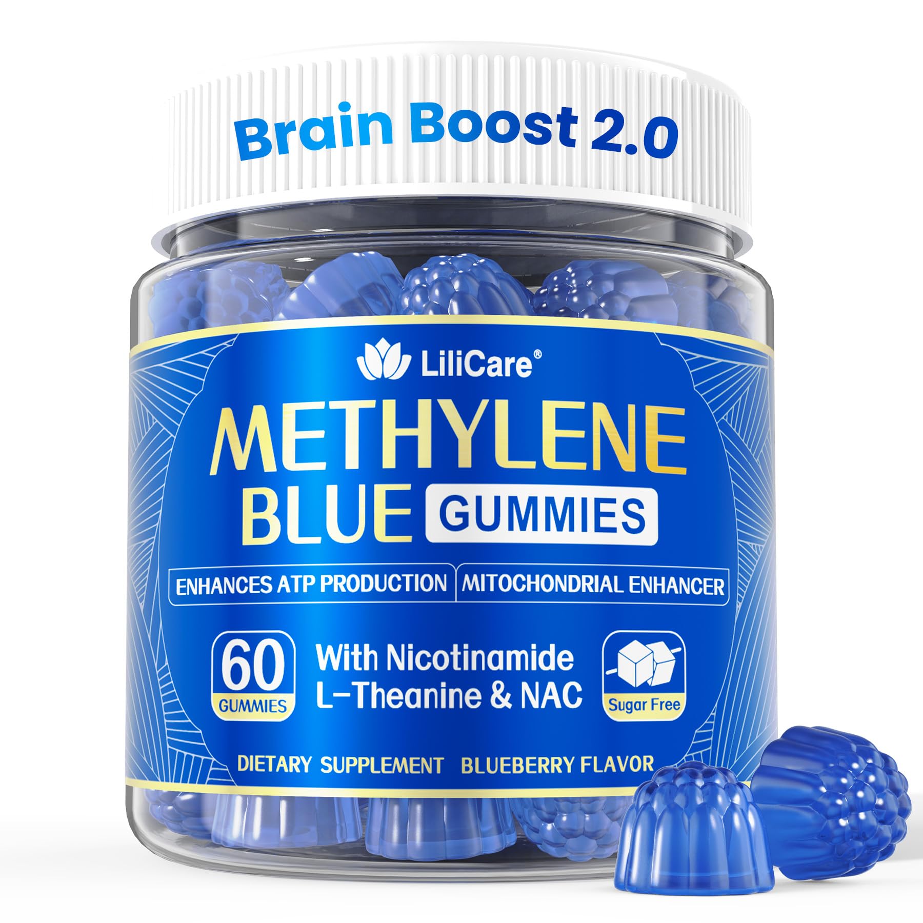 Amazon.com: LILICARE Methylene Blue Gummies 7mg Per Serving for
