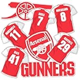 Desert Cactus Arsenal FC Sticker Gunners Decal Vinyl English Football Soccer Laptop Water Bottle Car Scrapbook Sheet (Type 2-4)