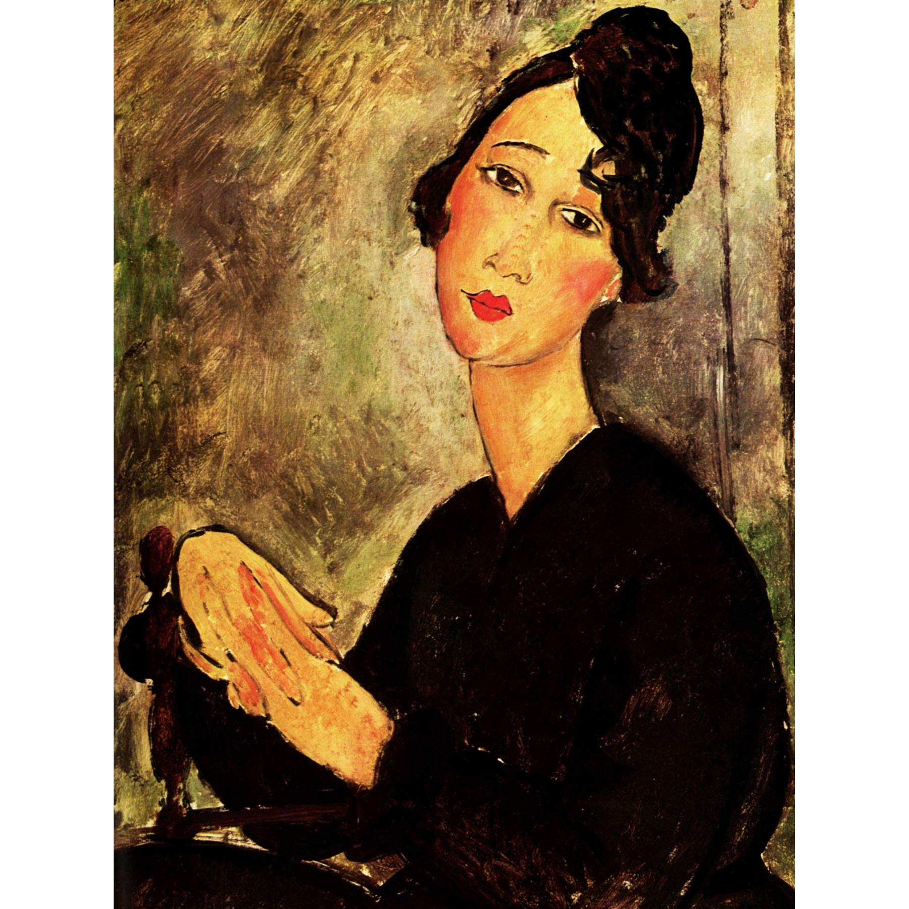 Wee Blue Coo Amedeo Modigliani Portrait Of Dedie Old Master Art Painting Canvas Print