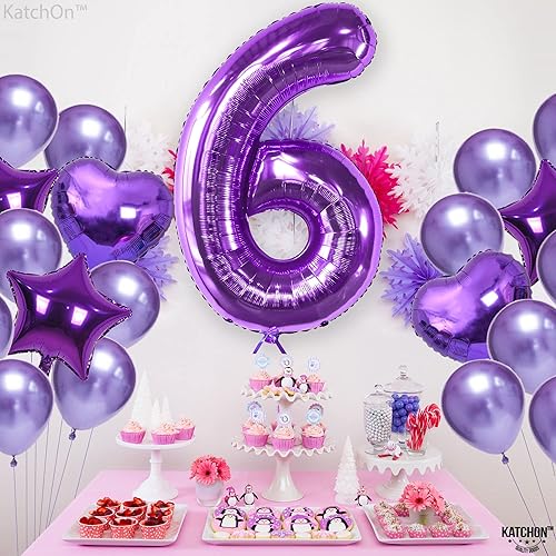 Miniatura 350 de KatchOn, Globo dorado gigante del número 8 de 40 pulgadas, globo dorado del número 8 para decoraciones de cumpleaños de 8 años para niñas