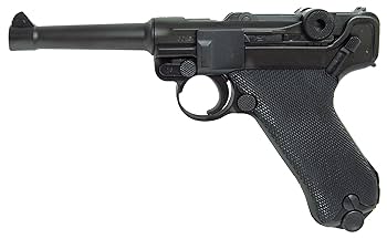 ほぼ未使用！タナカワークスのルガーP08ガスブロに適合　WEスネイルマガジン黒！ タナカワークス ルガー P08 8インチ R-Type HW ブラック