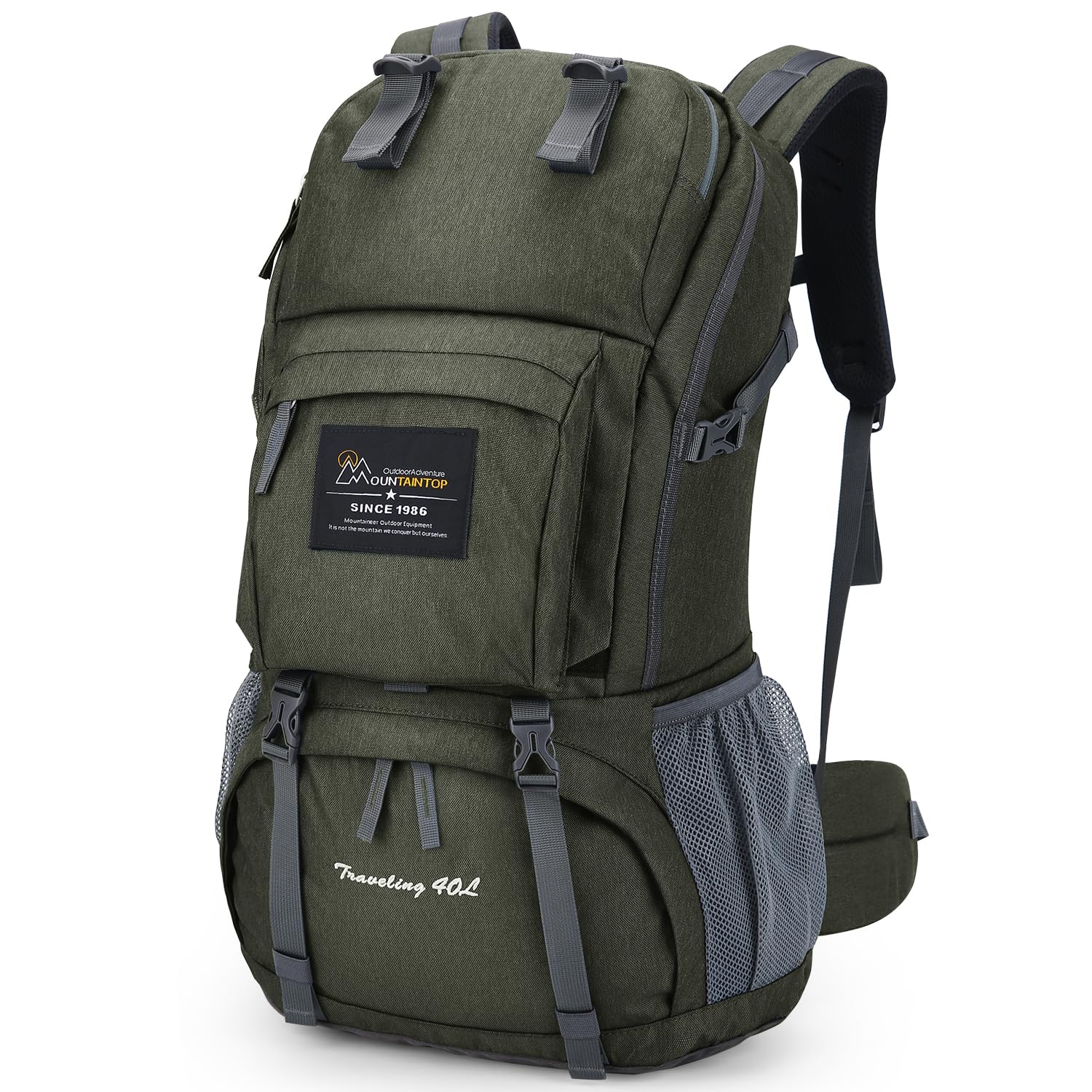 Sac à dos de randonnée MOUNTAINEER 40 l Idéal pour le trekking, les voyages, le camping et l'escalade