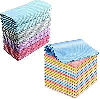 Vista 1 de Niveaya 20 paños de limpieza milagrosos sin rayas, paños multifuncionales reutilizables sin pelusas, paño de limpieza de vidrio a nanoescala