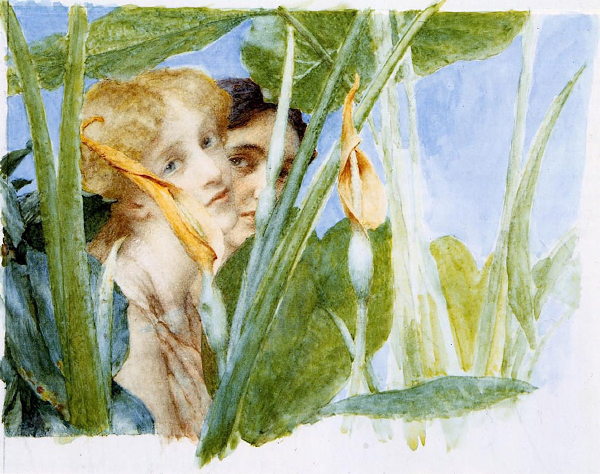 ARTXLXXBN Famous Prints Artwork Pictures Poster Painting Art in Beauty's Bloom by Lawrence Alma-tadema Artwork Landscape Pictures for Home Decor 60x90cm