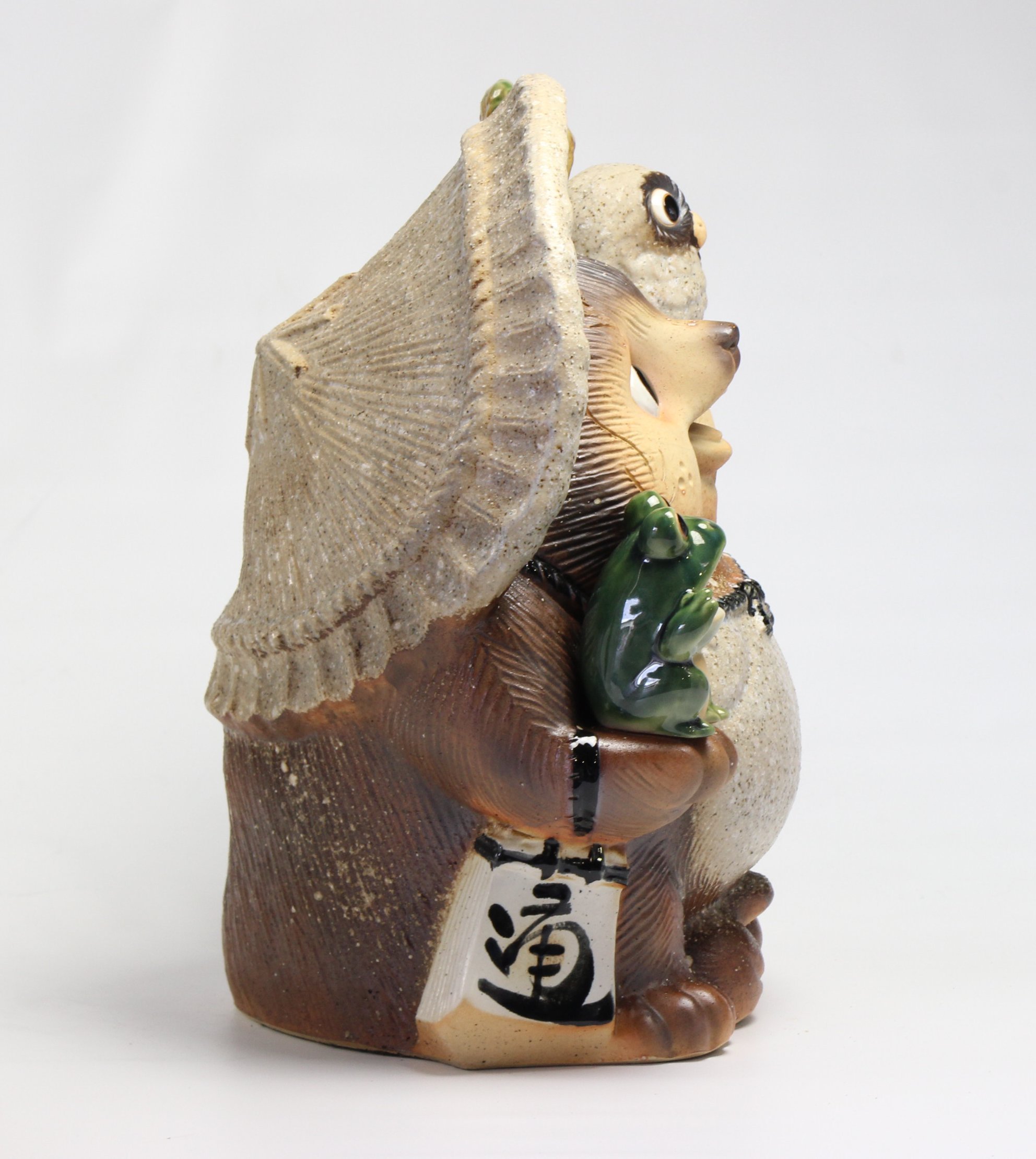 信楽焼満貫成就狸 高さ４２cm 信楽焼 9号満願成就狸(笑い目) たぬき タヌキ 狸 開運 縁起物