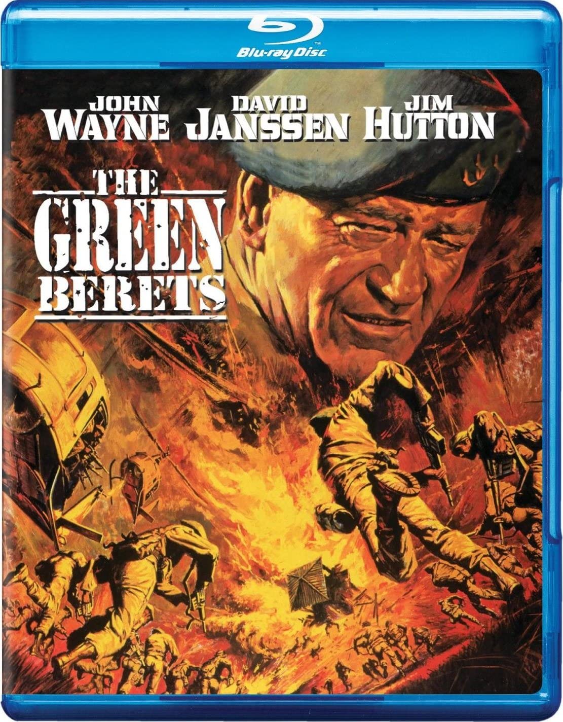 The Green Berets (Uncut) [Blu-ray] (1968) | Imported from US | 141 min | Warner Bros. | Action Drama War | Director: John Wayne, Ray Kellogg | Starring: John Wayne, David Janssen, Jim Hutton