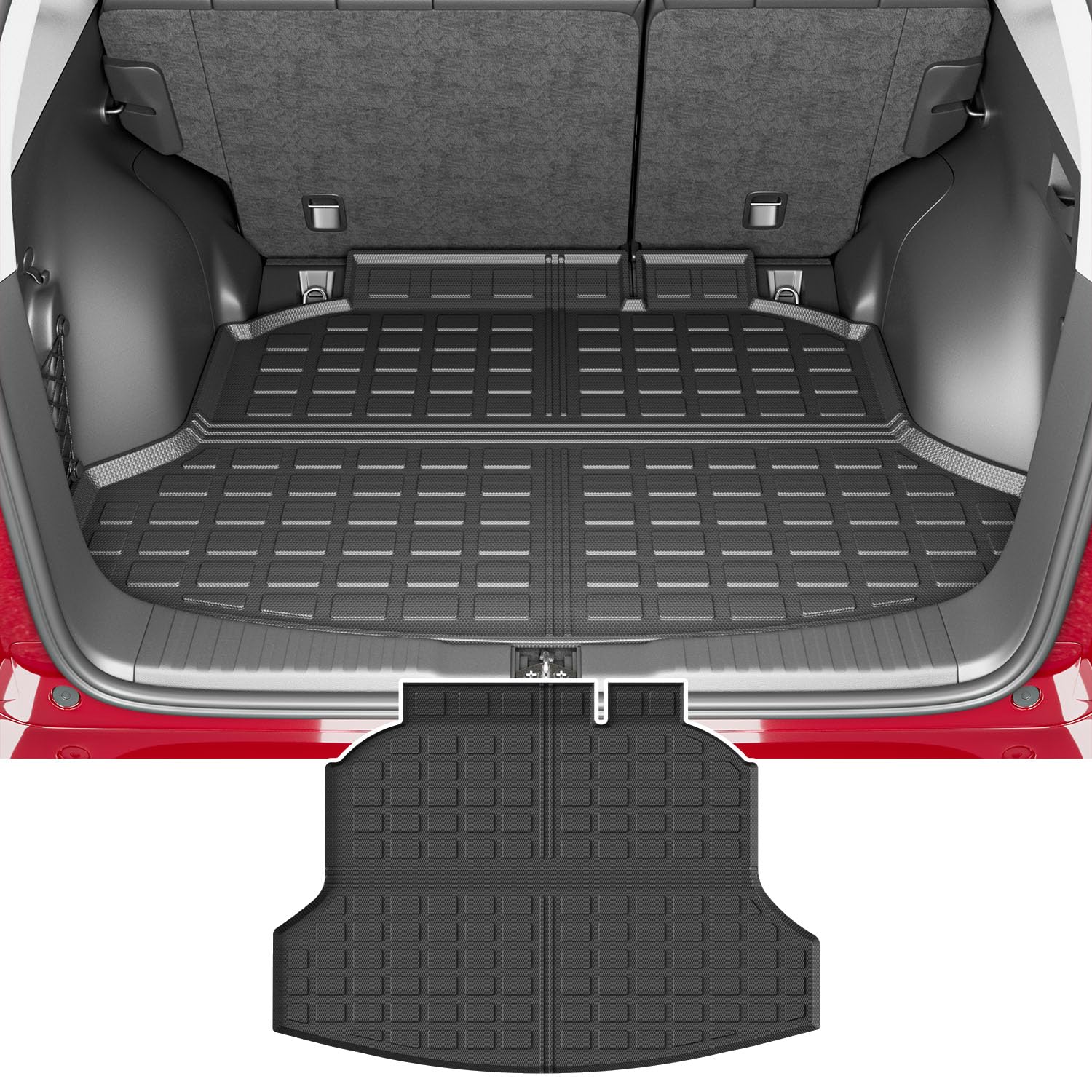Xipoo Cargo Mat Compatible with 2012-2016 Honda CRV Trunk Mat TPE Cargo Liner Trunk Liner Replacement for 2012 2013 2014 2015 2016 Honda CRV Accessories