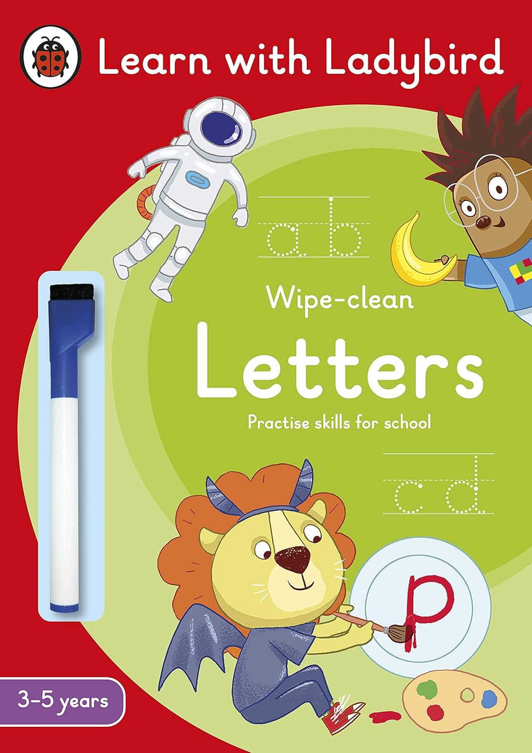 Letters A Learn with Ladybird WipeClean Activity Book 35