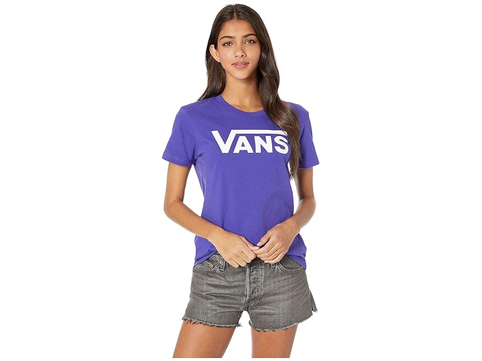 

Vans Flying V Crew T-Shirt (Purple) Women's Clothing