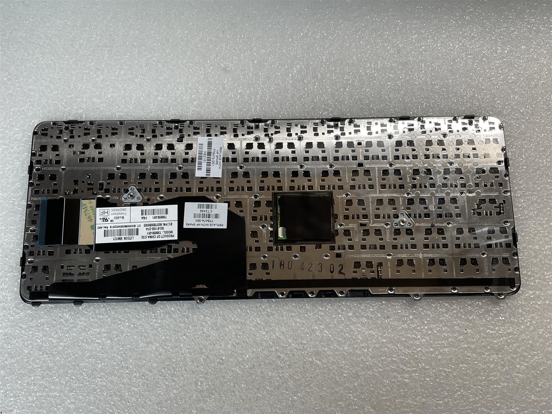 Clavier AZERTY Français Original HP - Neuf, Pour Ordinateur Portable HP