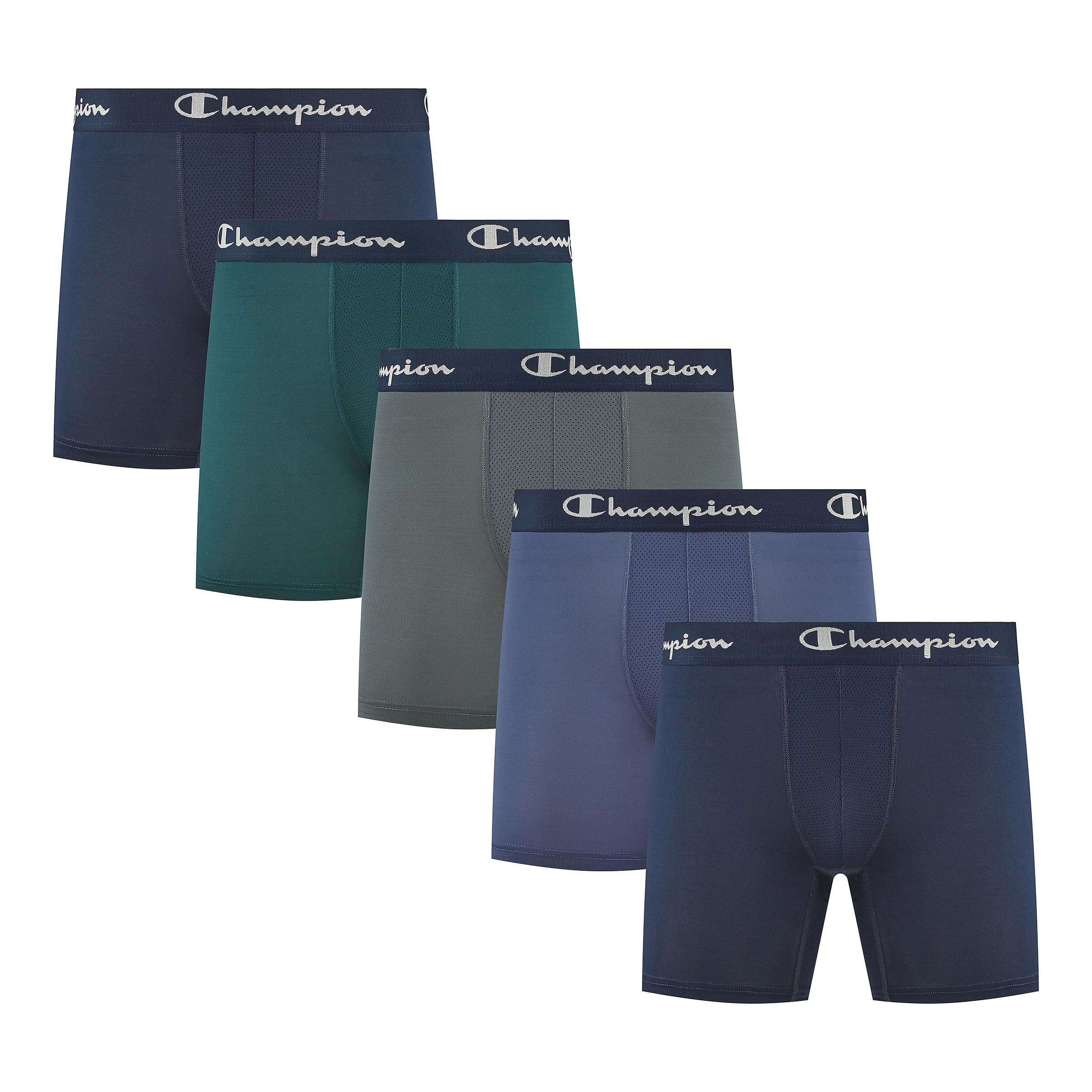 Champion Men's Performance Boxer Brief 5-Pack