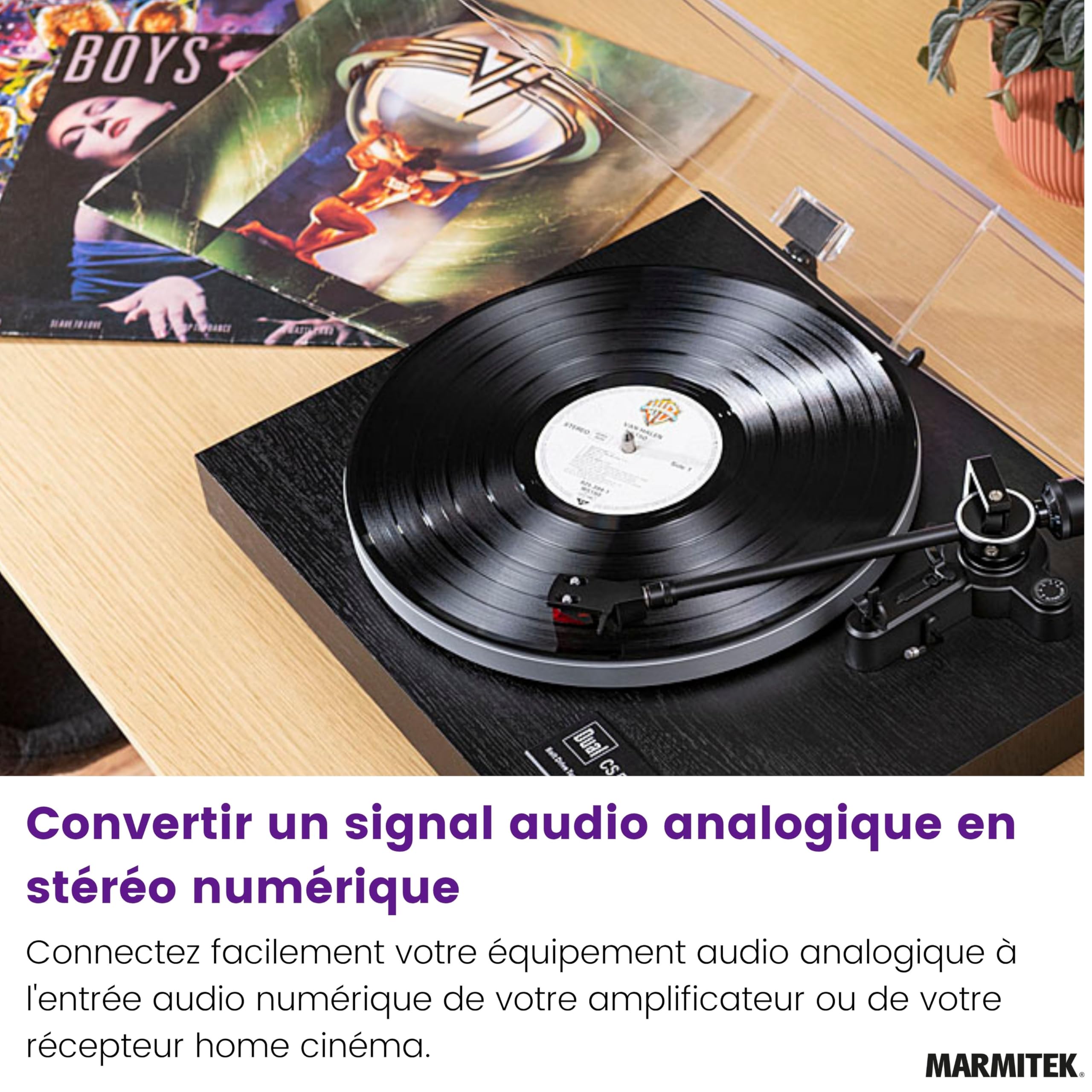 Marmitek Connect AD12 - Convertisseur ADC audio analogique vers numérique
