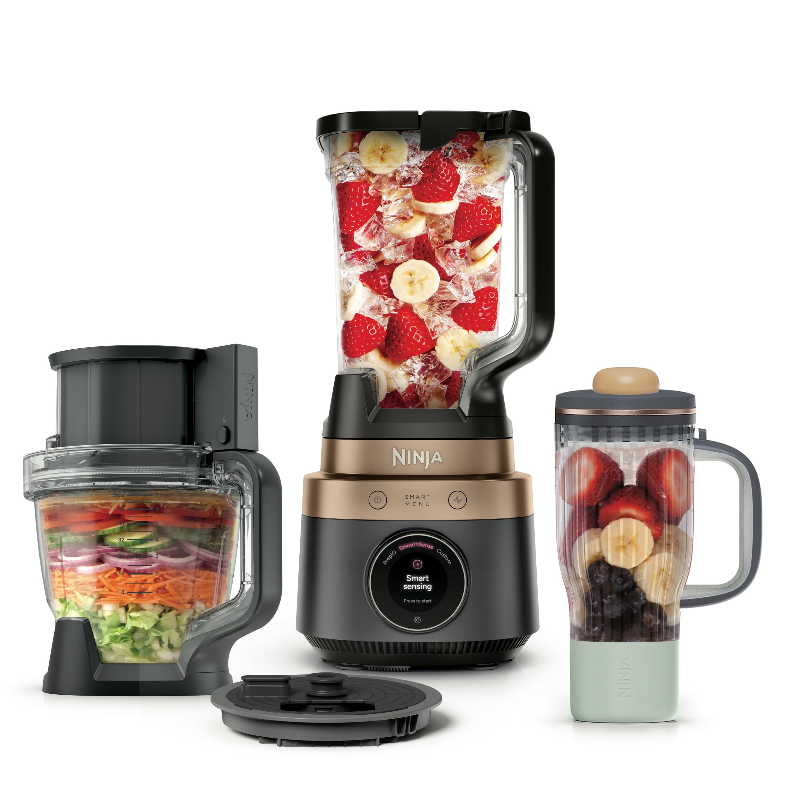 CrushBOSS 4-in-1 Blender, Processor & Auto Dicing, 1850PW, LB451BK1 | Ninja's most powerf…