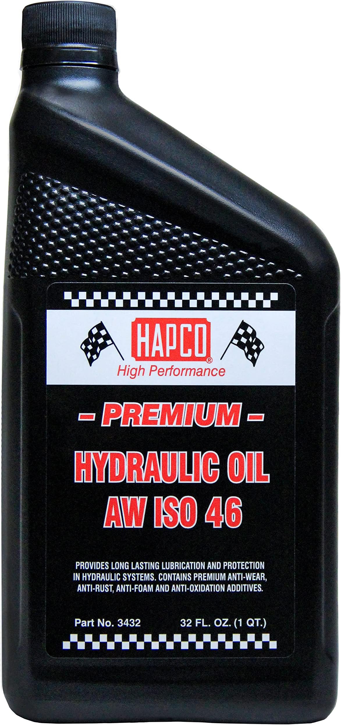 Premium Hydraulic Oil AW ISO 46 – Anti-Wear, Anti-Rust, Anti-Foam & Anti-Oxidation | 1 Quart | Made in USA