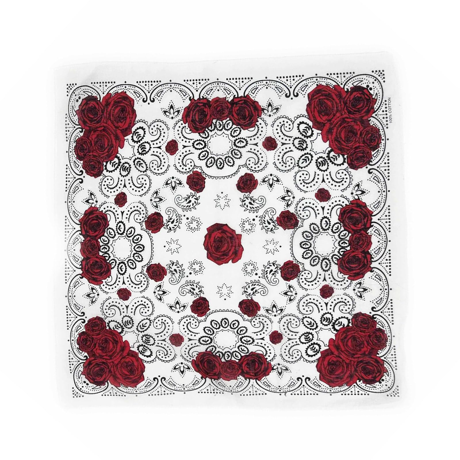 Bandane - Sciarpa floreale per capelli, versatile, quadrata, per