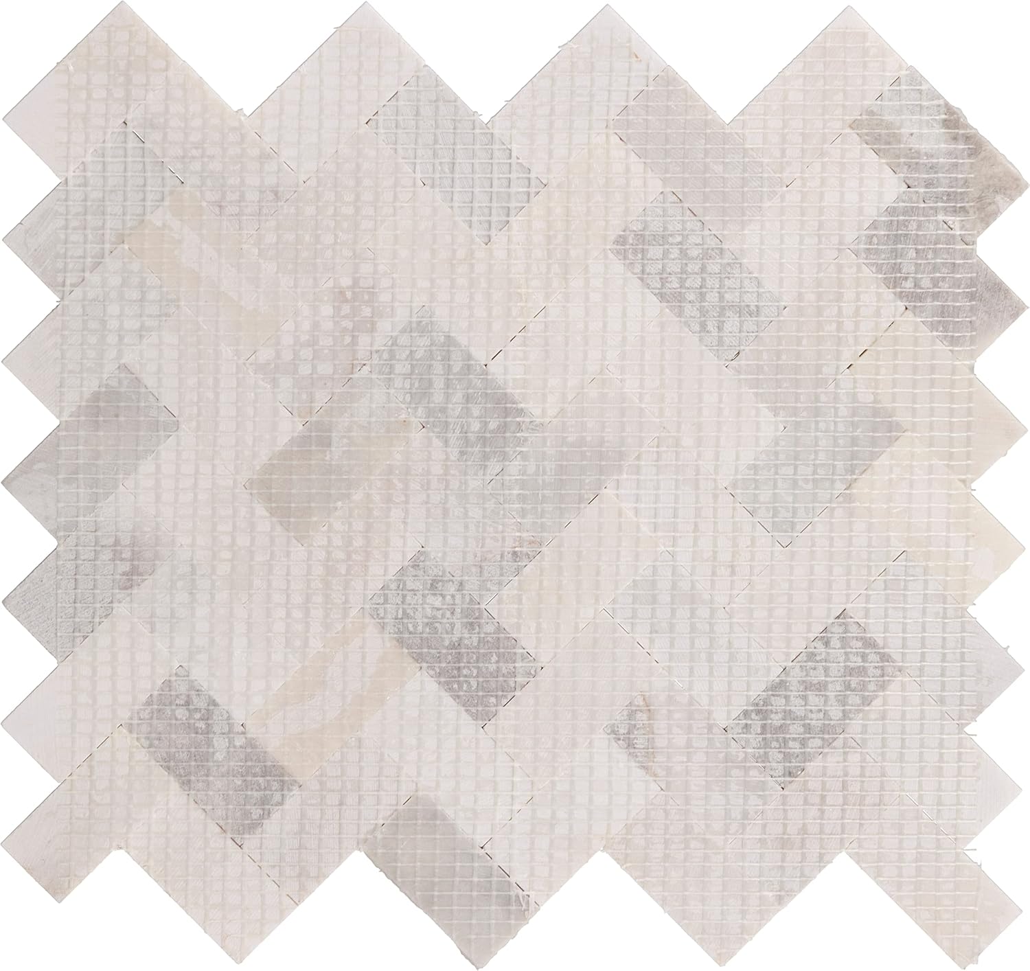 Daltile Minute Mosaix 12" X 12" Herringbone Remix Mosaic in Stormy Mist (10 PC Per Carton) (7.5 SQFT Per Carton)
