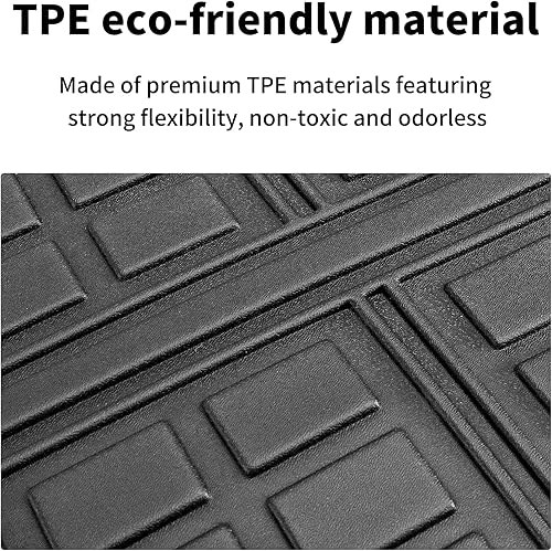 Miniatura 5 de Yonugli Alfombrillas para piso de 2 filas y maletero compatibles con Mazda CX-5 2017-2022 2023, alfombrilla de protección de goma impermeable TPE