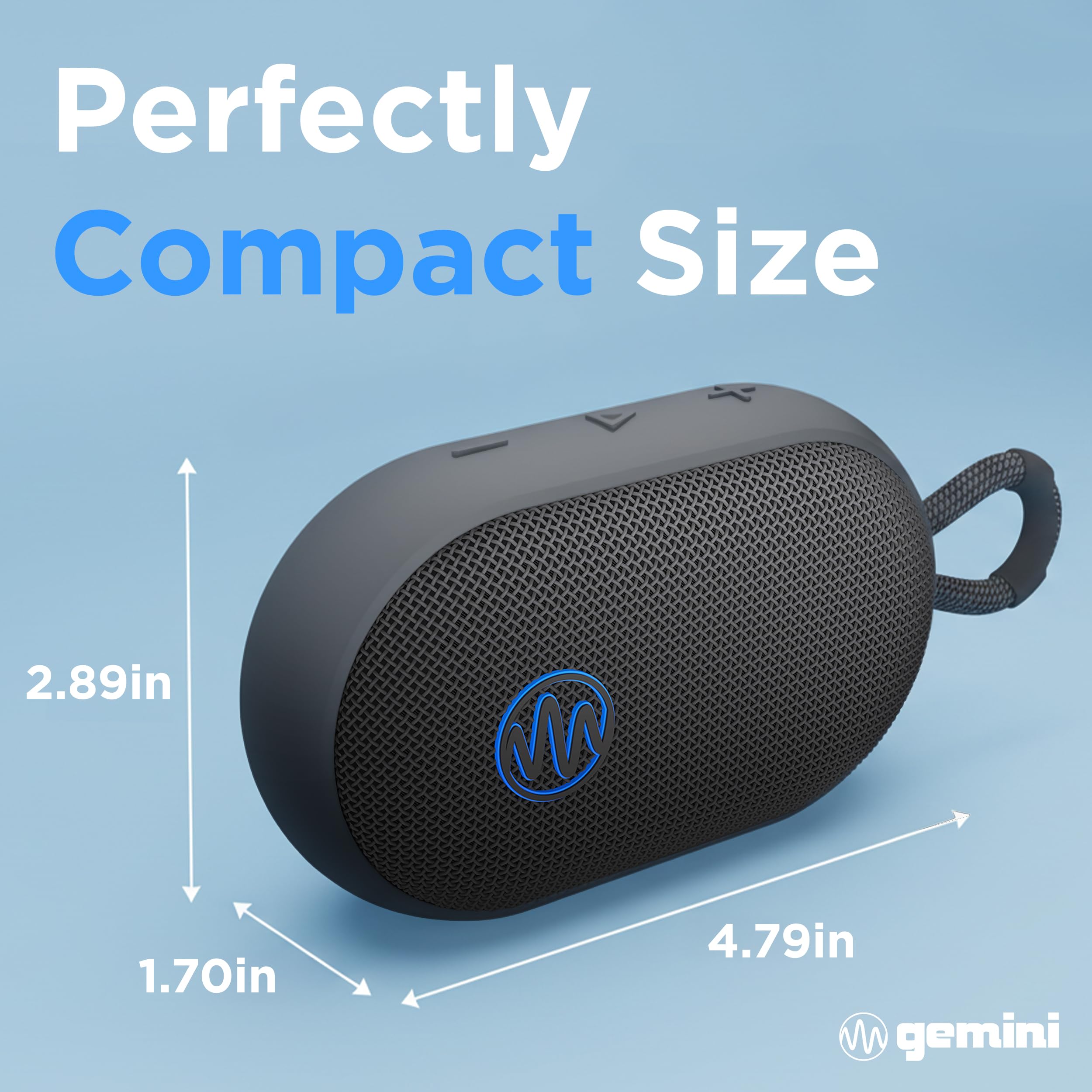 Amazon.com: Gemini Mini Bluetooth Speaker - Small Portable