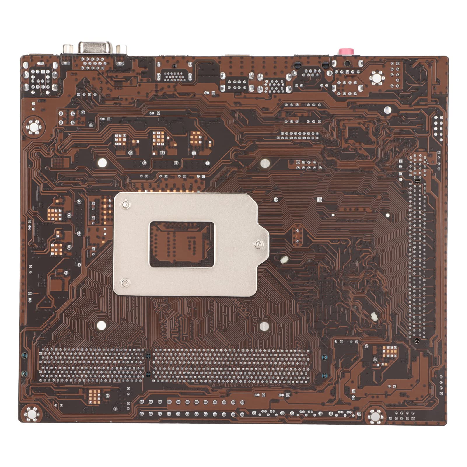 Płyta Główna H110 PC, Stabilna Płyta Główna DDR3 CPU Combo RTL8105E 100M Karta Sieciowa z Kablem SATA z Przegrodą dla LGA 1151 dla dla Komputerów Stacjonarnych