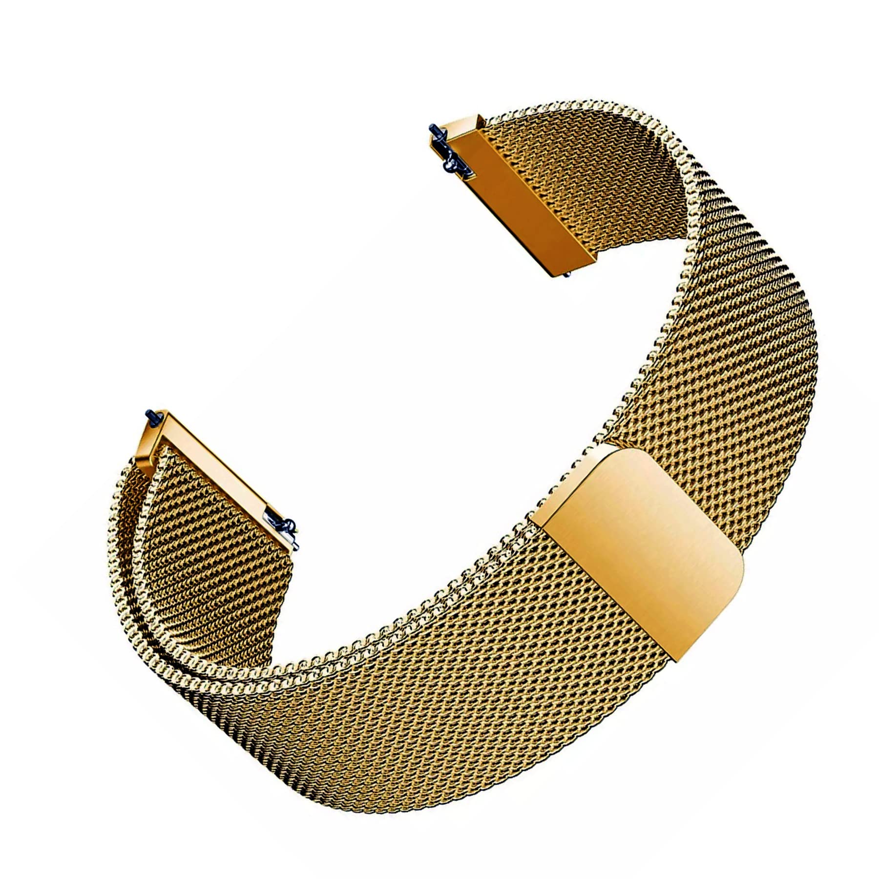 YODI Luxury Metal Magnetic Chain Replacement Watch Strap Band Compatible with Noise Colorfit Vision Smart Watch (Watch NOT Included) (Gold) (B09RHBYWSV) Amazon Price History, Amazon Price Tracker