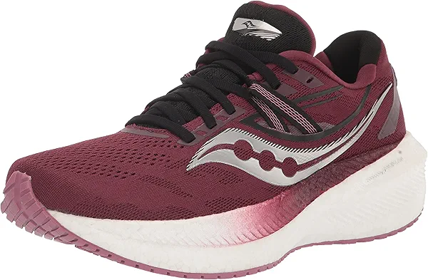 Saucony Women's Triumph 20 Running Shoe, Sundown/Rose, 11