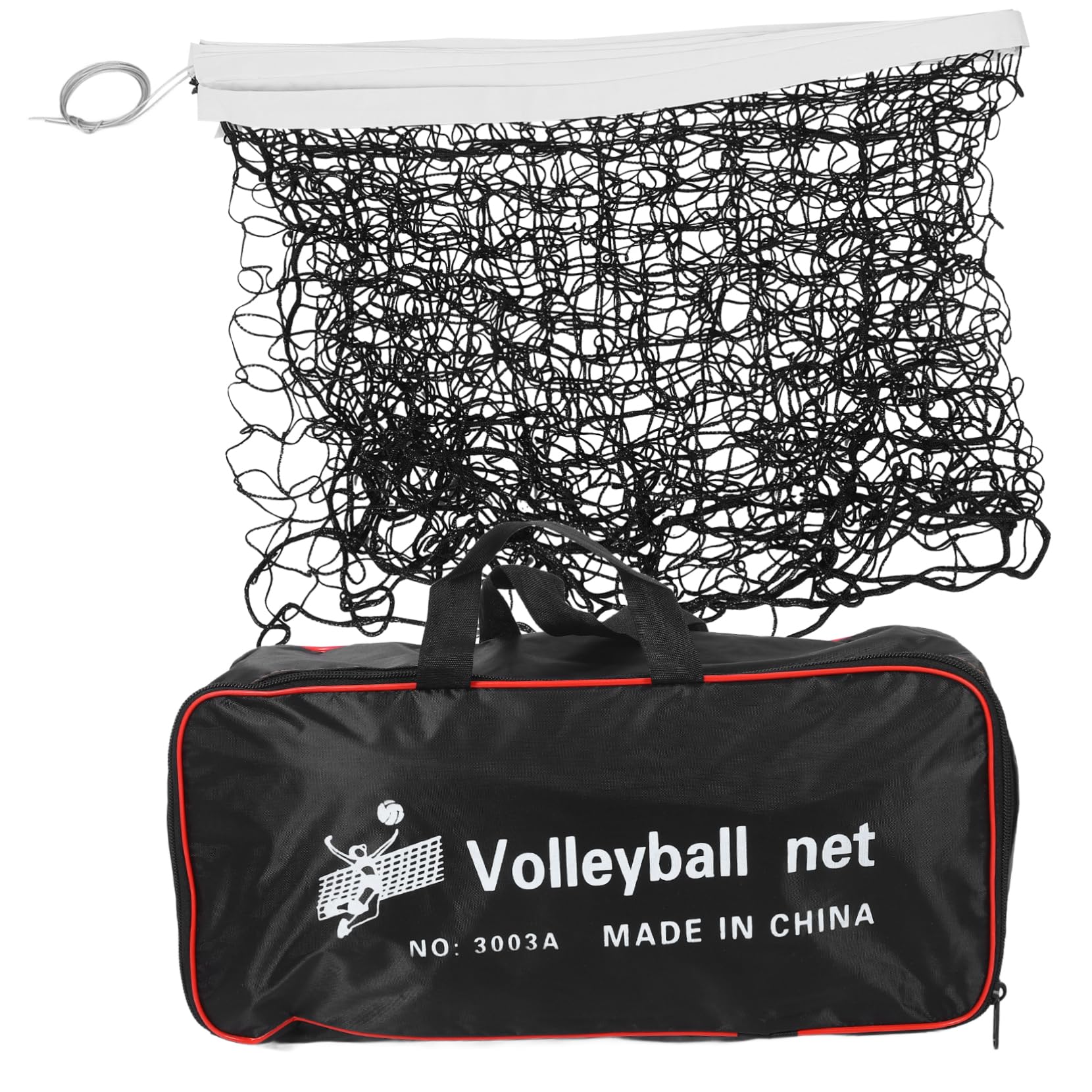 KOMBIUDA Backyard Volleyball Net Portable Heavy Duty Standard Size Easy to Install for Beach Grass and Sports Activities