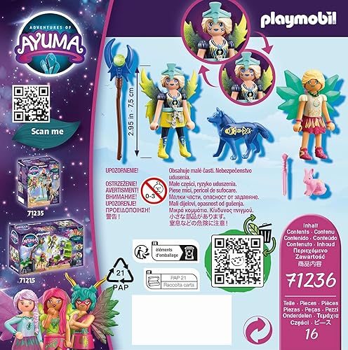 Miniatura 5 de Playmobil Hada de cristal y luna con animales del alma