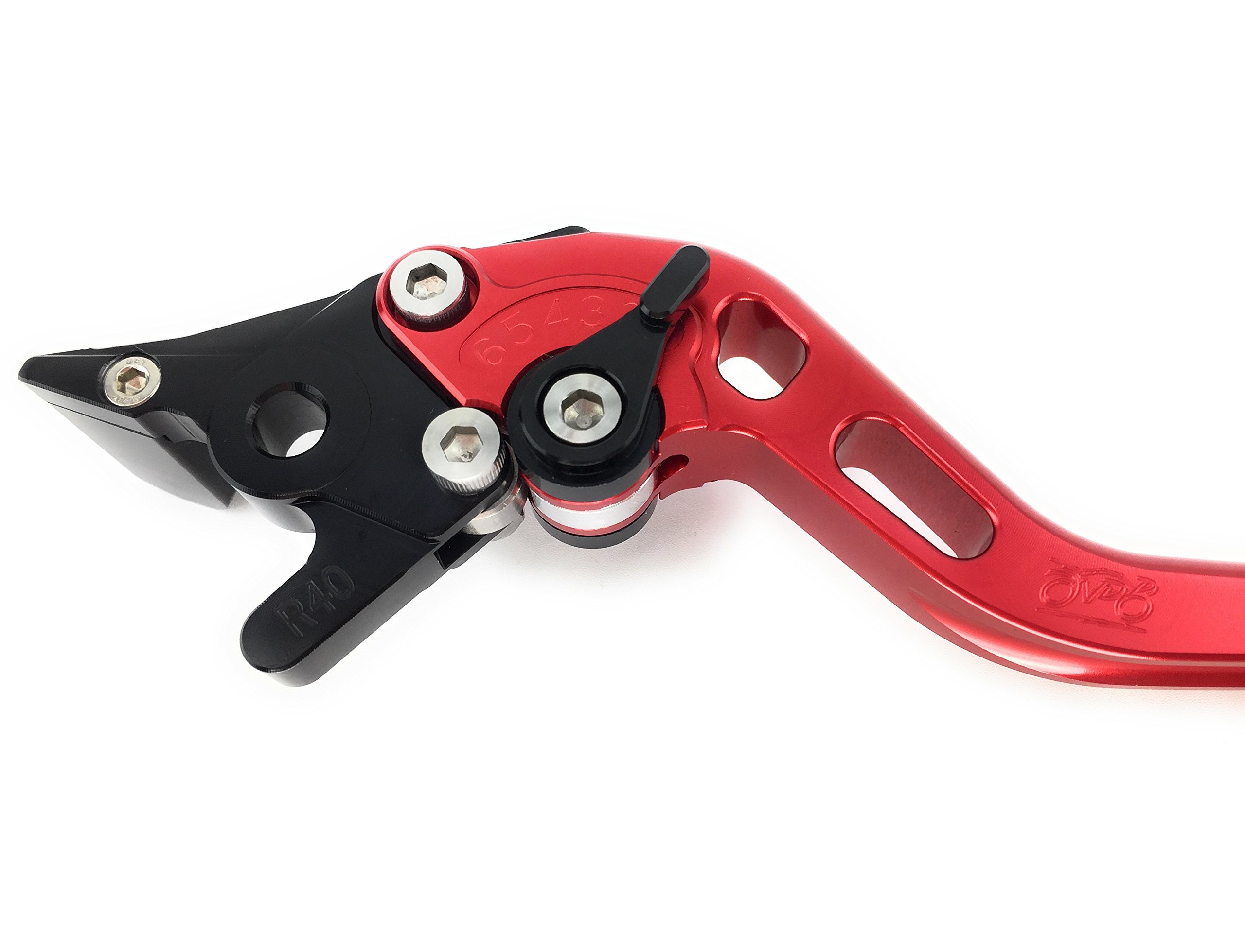 avdb-moto Coppia di leve lunghi CNC Compatibile con Honda CBR 250R 2011 – 2013, 300R 2013 – 2016, CBR 500 , 500R 2013 – 2018