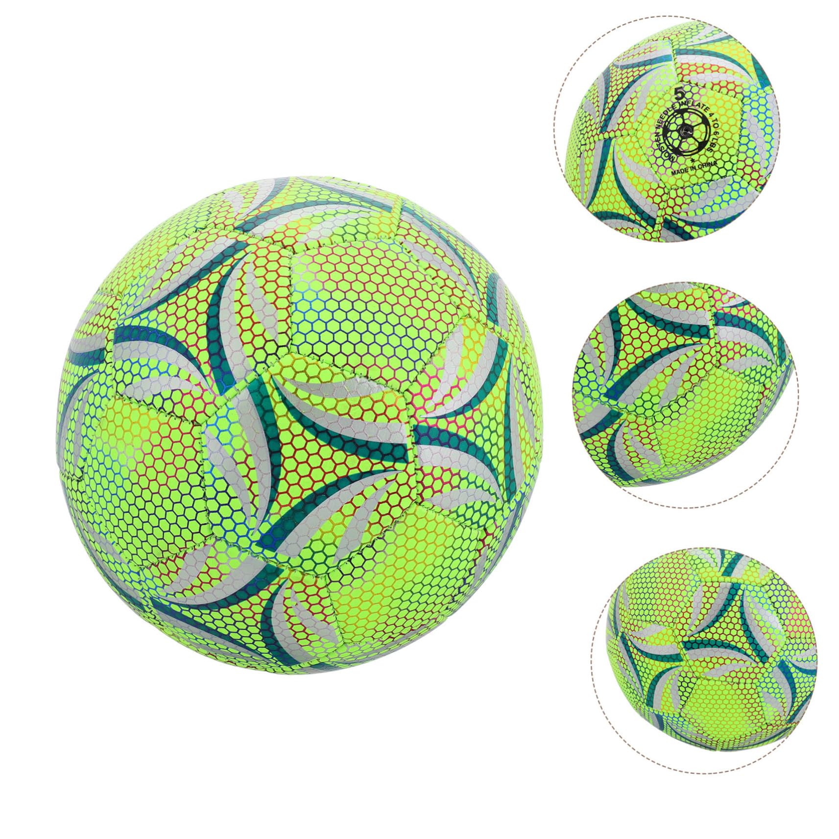 Balón de Fútbol Luminoso Entrenamiento y Nocturno Resistente y Duradero para Adultos y Jóvenes Seguridad Garantizada Uso Versátil Partidos y Prácticas