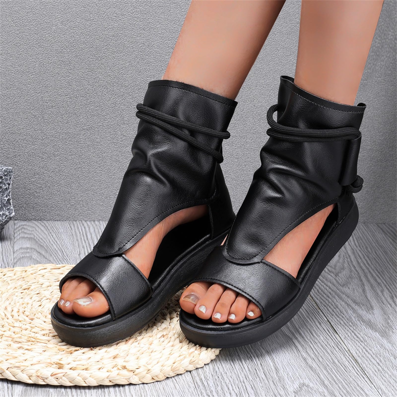 Sandali Sportivi Donna Estive Ciabatta Estiva Zip Platform Fondo da donna Ourdoor Spessa zeppa Scarpe da Sandali Sandalo Elegante Spiaggia Eleganti Cerimonia Gioiello Estive