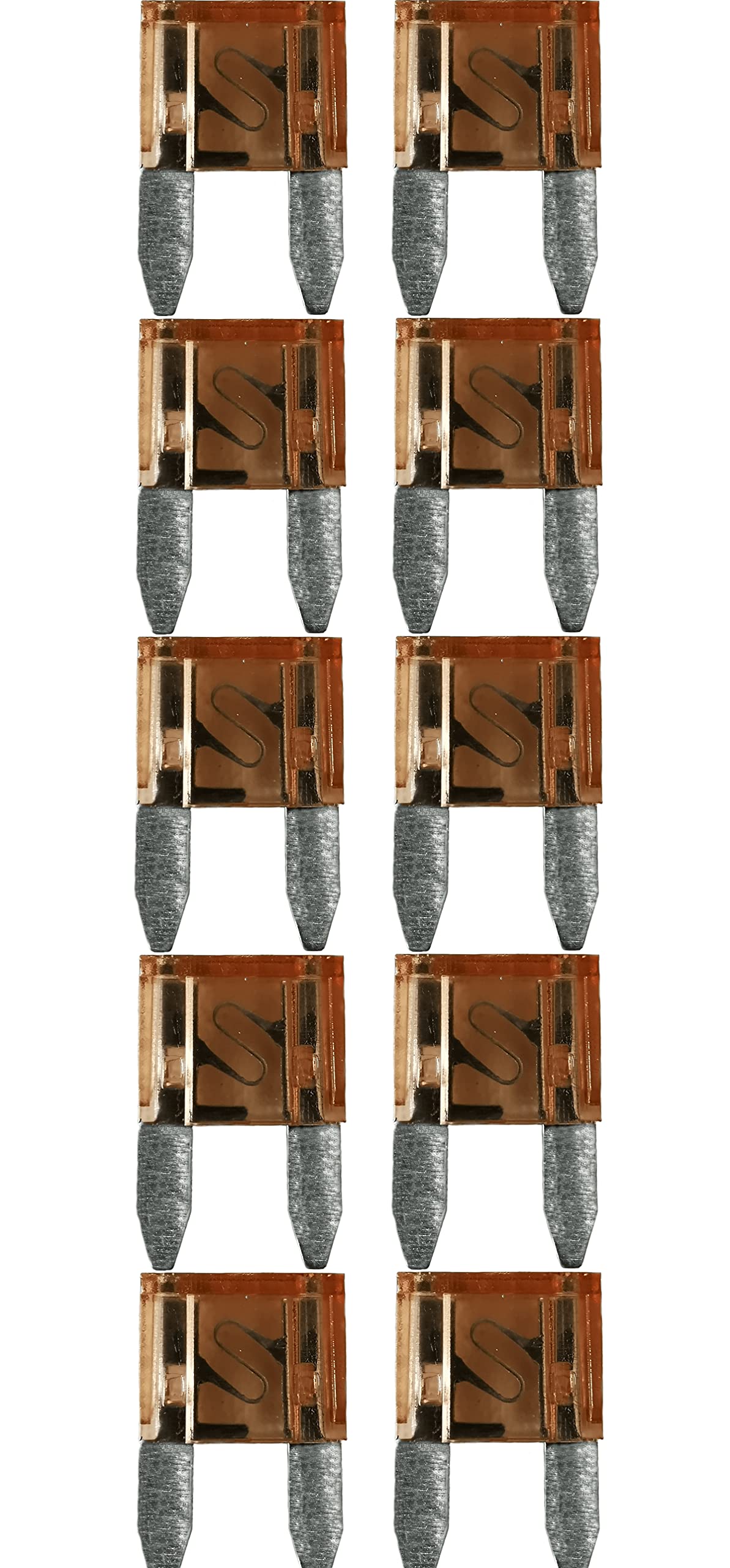 baytronic 10 x car Blade Fuse Mini (Brown 5A)