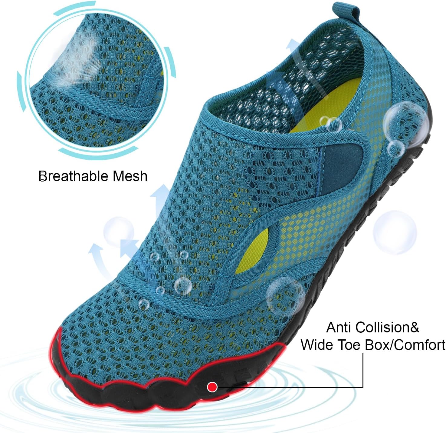 Centipede Demon Swim Water Shoes for Women Men Quick Dry Barefoot Aqua Sneakers Shoe for Beach Hiking Diving Boating River Outdoor Water Sports - Image 2