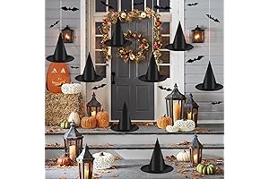 12 Magical Witch Hats for Spooky Halloween Decorations
