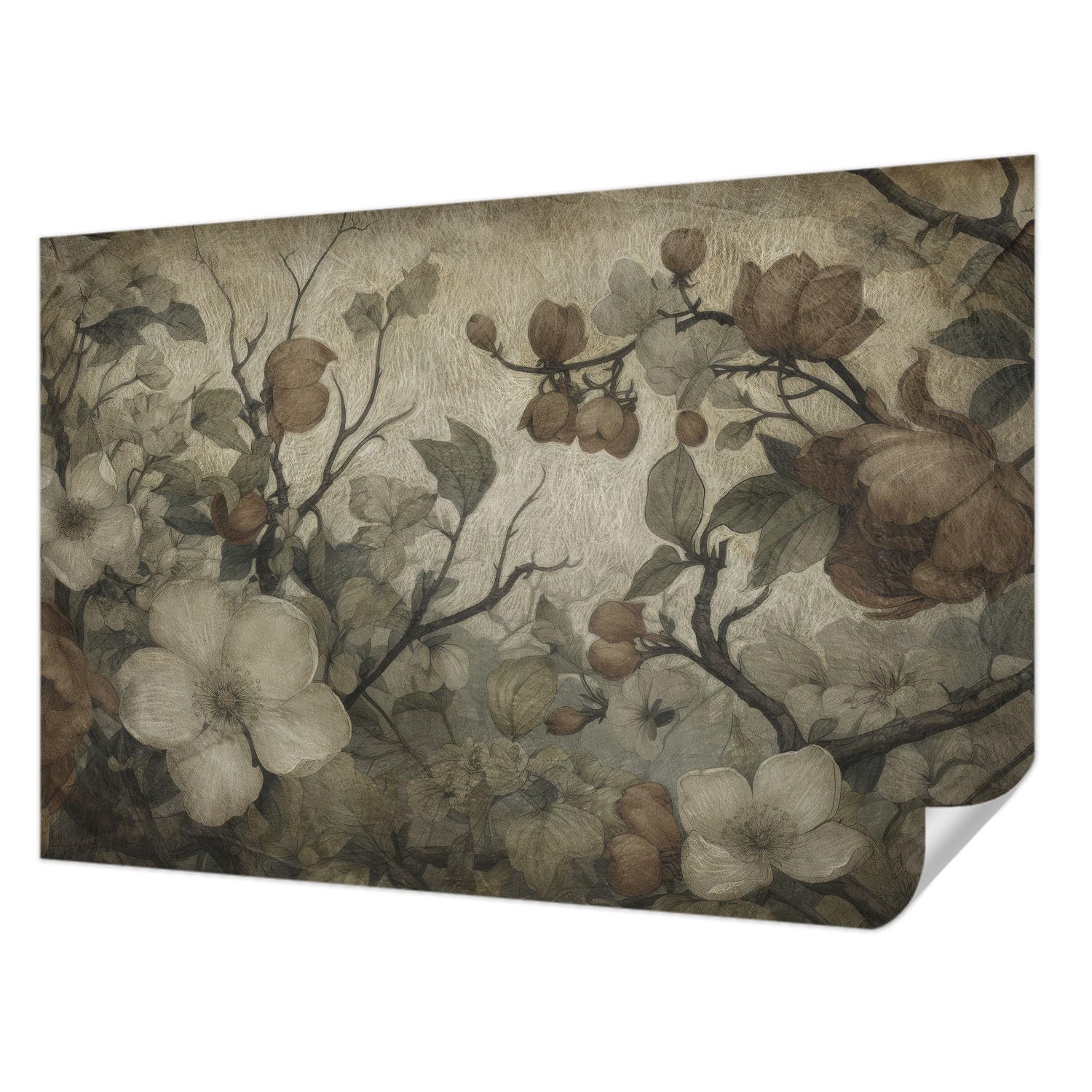 Papier Peint Auto-Adhésif Haute Qualité Tulup Beauté Florale