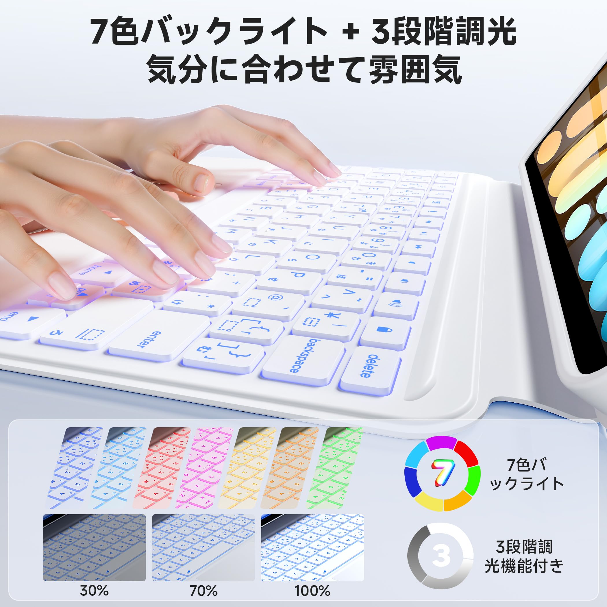 Amazon.co.jp: BJBT iPad キーボード ケース ipad pro 第3/4/5/6世代