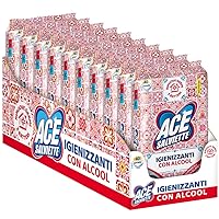 Ace Salviette Igienizzanti con Alcool, Cartone da 10 Pacchi x 40