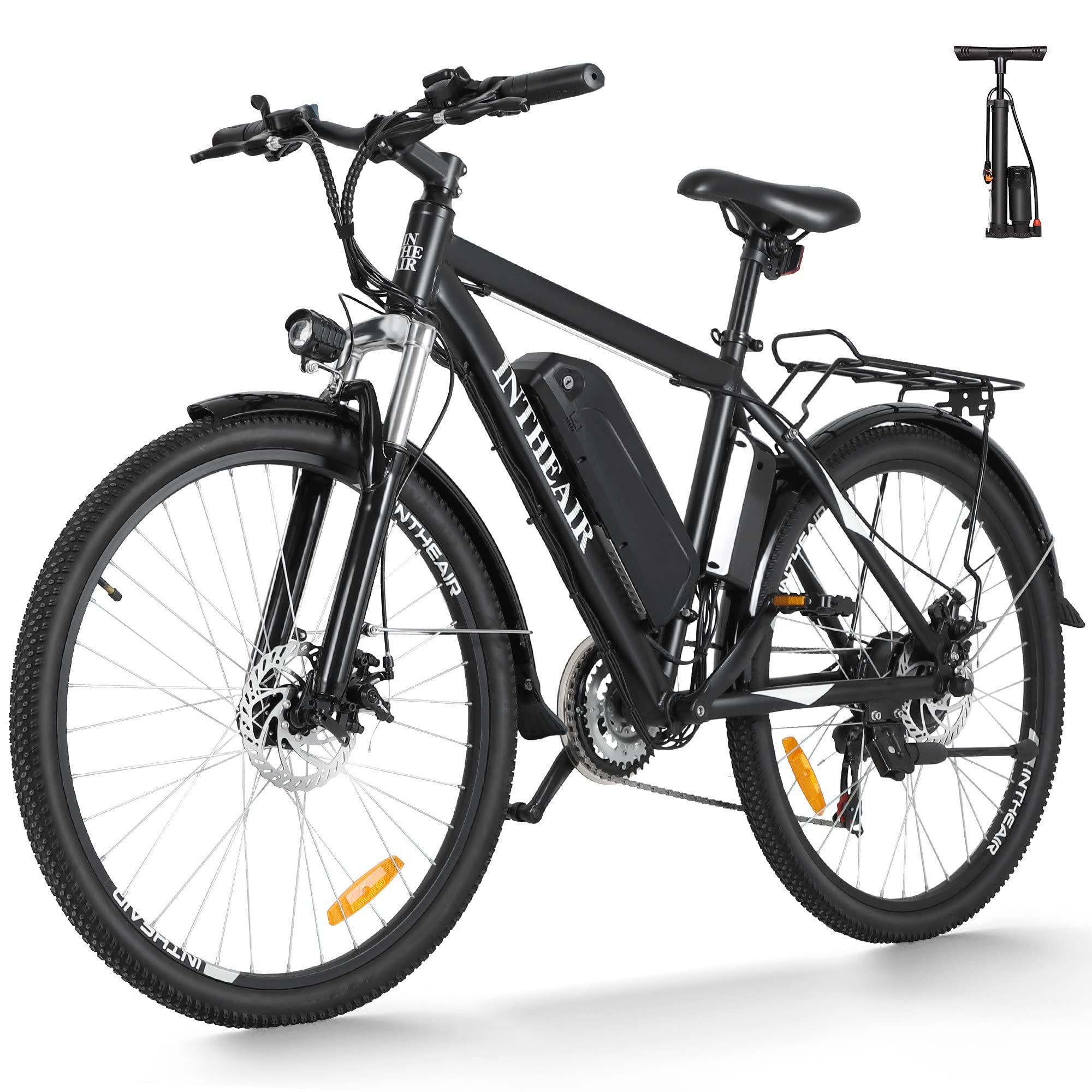 Buy INTHEAIR Electric Bike for Adults, 26" Ebike with Removable Hidden