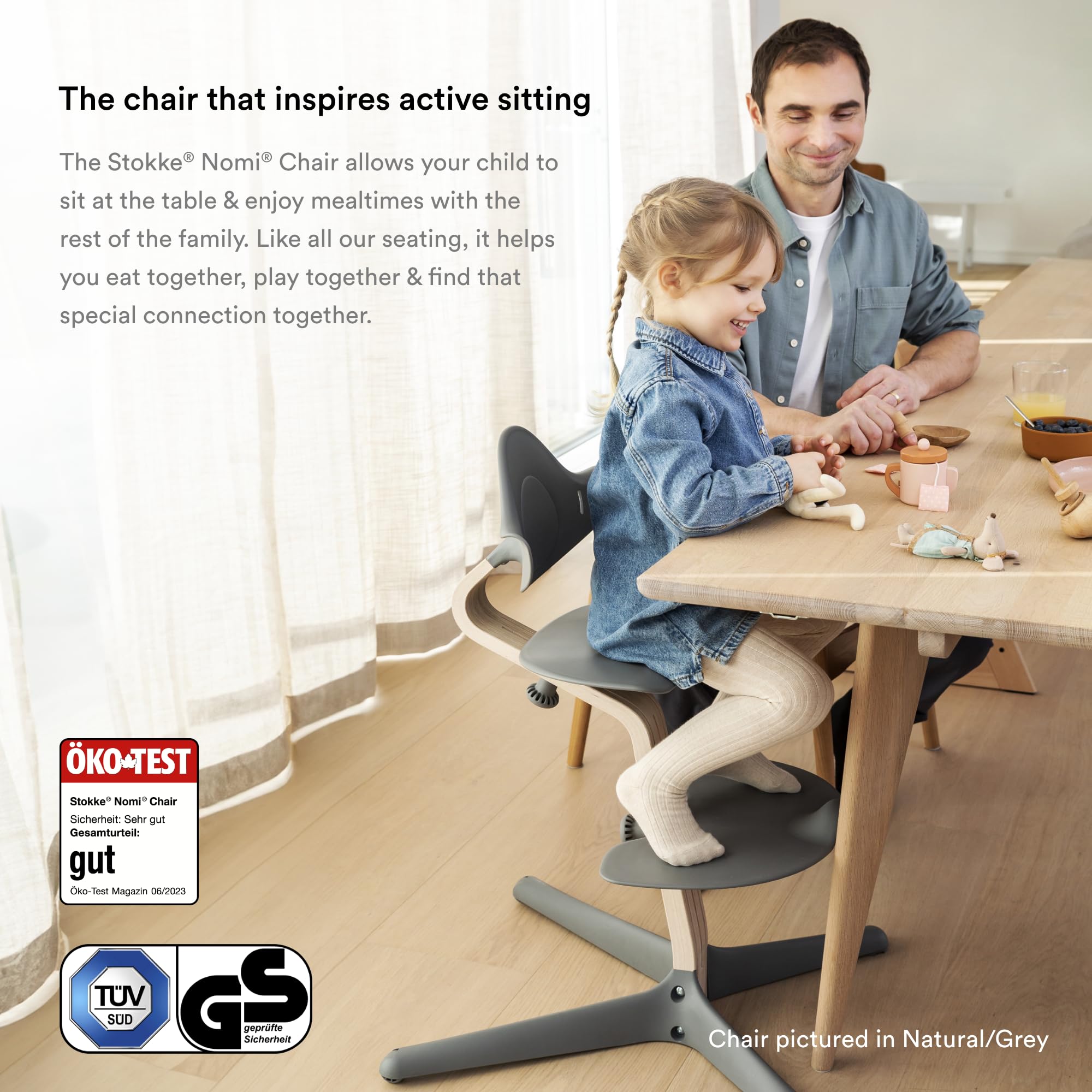 ストッケ ノミ チェア Stokke Nomi highchair Stokke Nomi Chair, Black