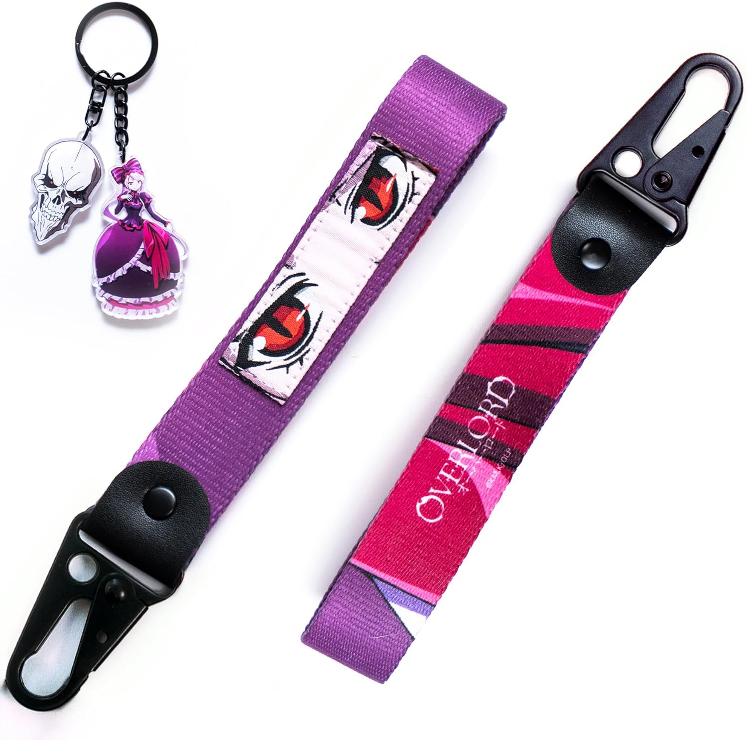 Overlord – Shalltear Keystrap and Keychain Bundle – Otaku Gift Set for Anime Fans, Multi-colored, One Size Overlord – Shalltear Keystrap and Keychain Bundle – Otaku Gift Set for Anime Fans, Multi-colored, One Size