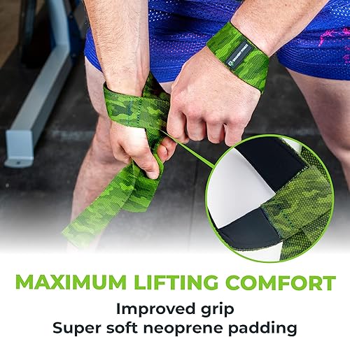 Miniatura 5 de Gradient Fitness Correas de levantamiento  Correas de muñeca para levantamiento de pesas, correas de levantamiento de pesas, correas para