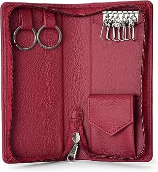 essart PU Leather Key Pouch for Multiple Keys | Durable Key Holder