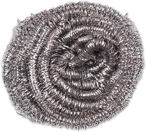 Miniatura 2 de RSVP International Endurance Cleaning Collection - Exfoliantes de acero inoxidable, tratados térmicamente, prensados y rizados, de larga duración,