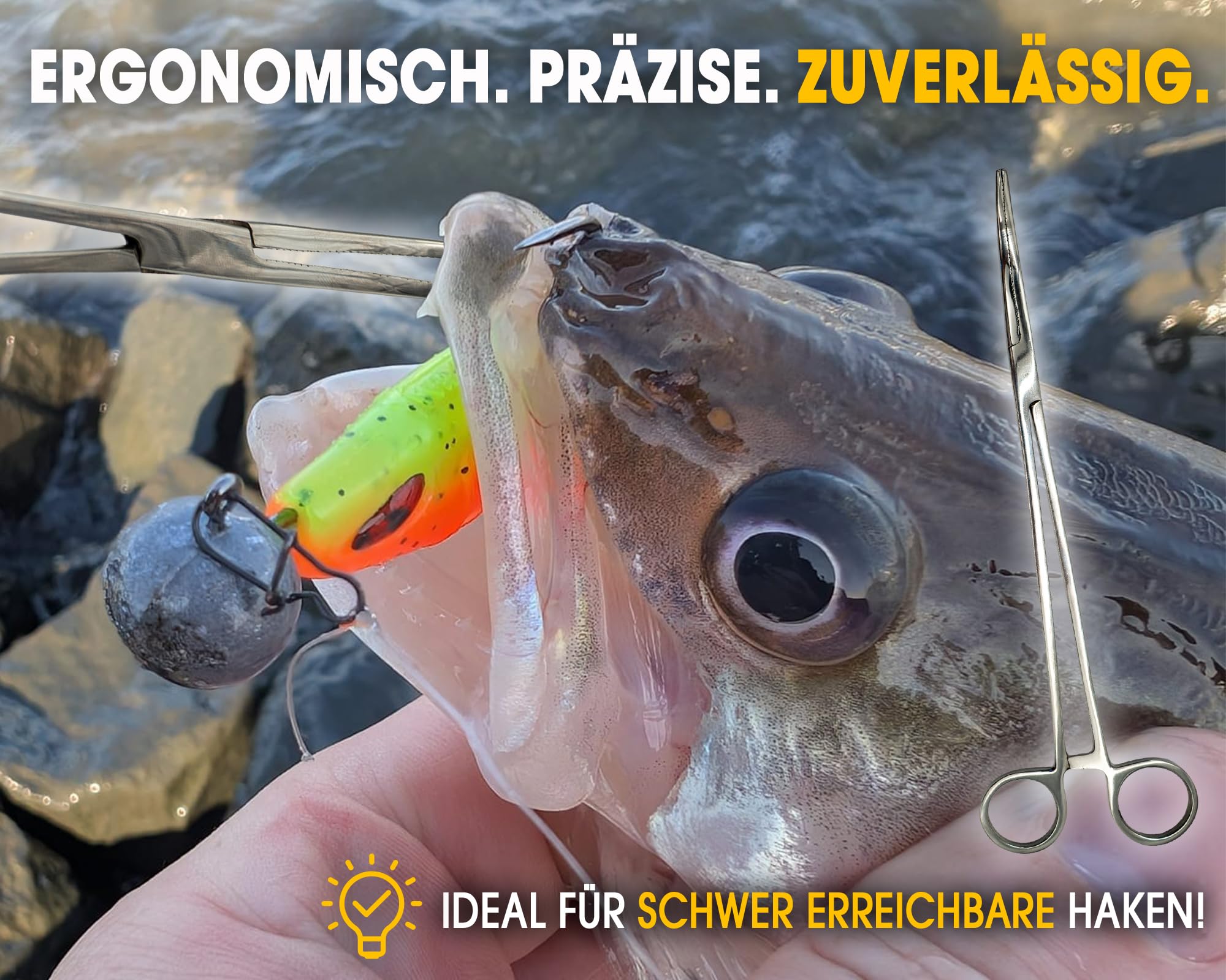 Angel-Berger Zacisk do ryb drapieżnych 25 cm