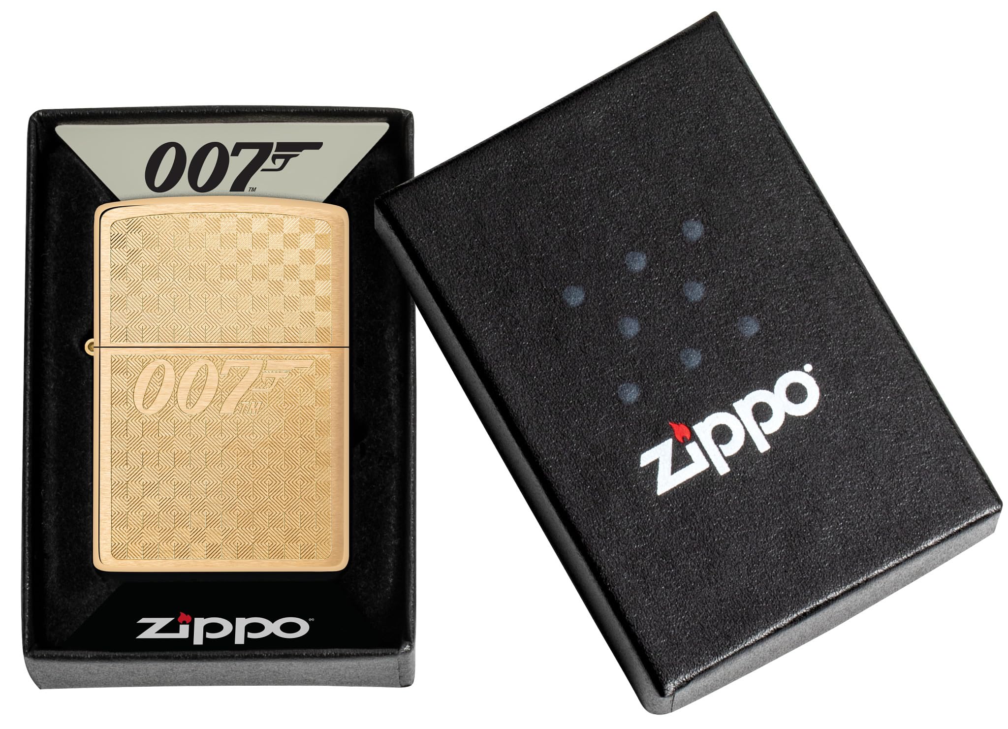 Encendedor Zippo James Bond Gold Coleccionable Unisex Oro