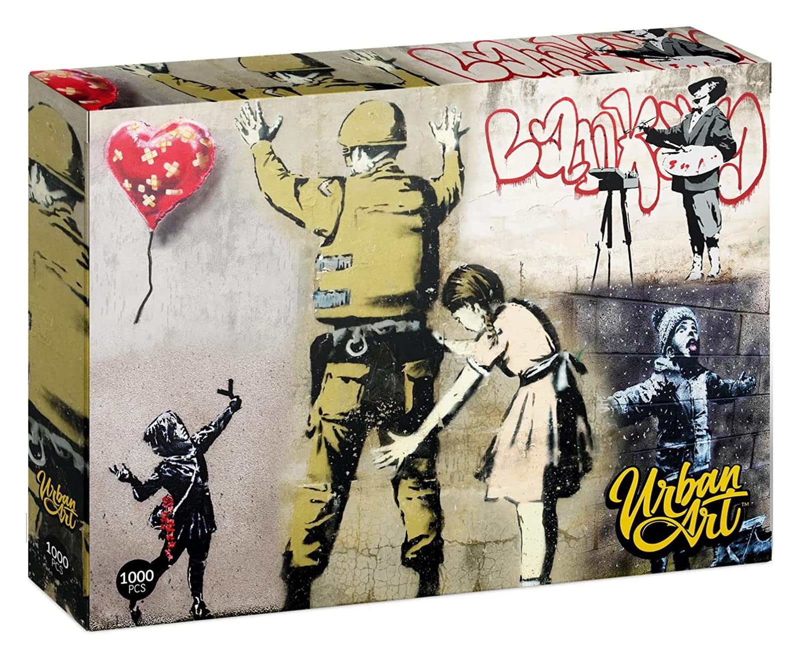 Banksy Graffiti Painter Urban Art Puzzle, Vibrant