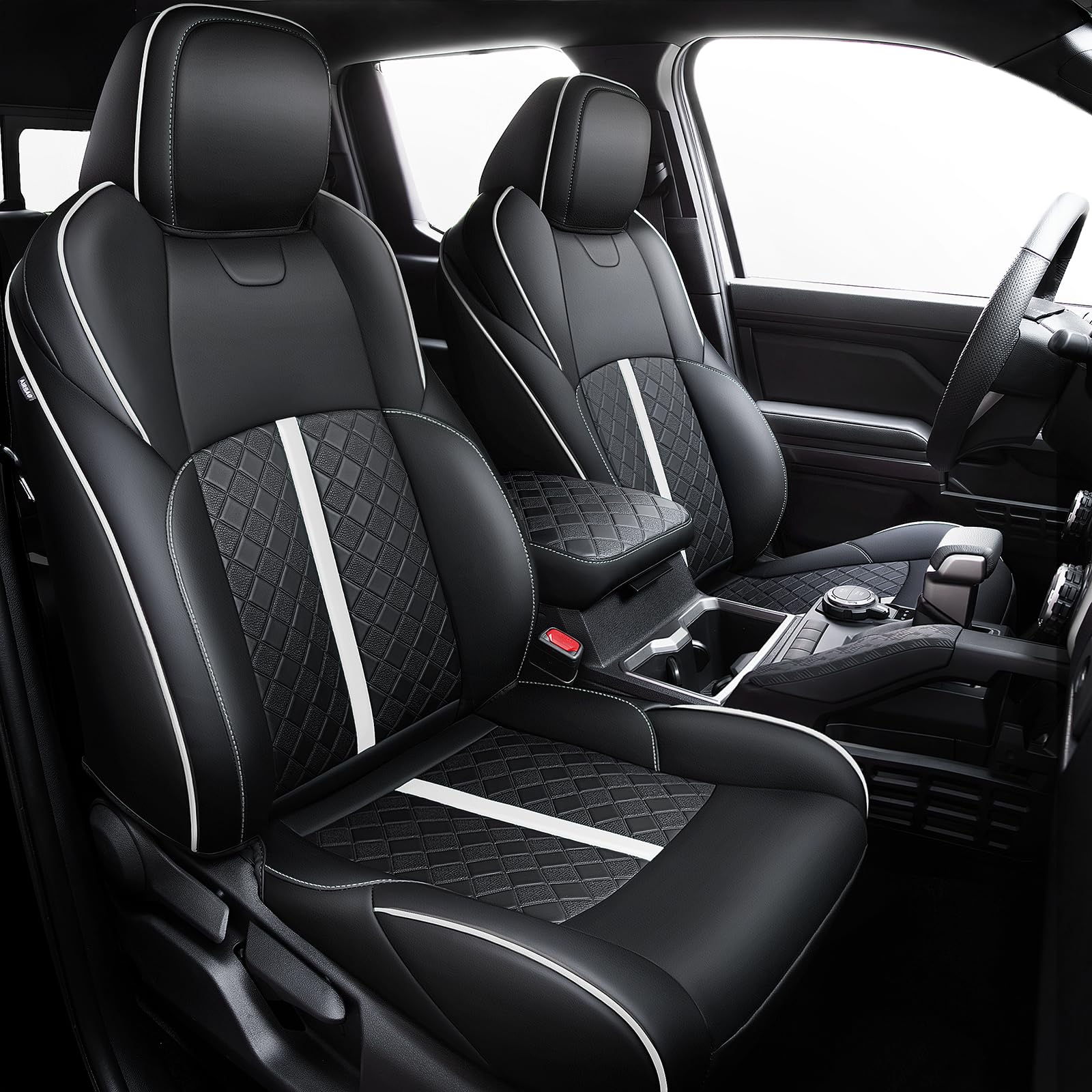 Carlimeki Leather Seat Covers for Tacoma
