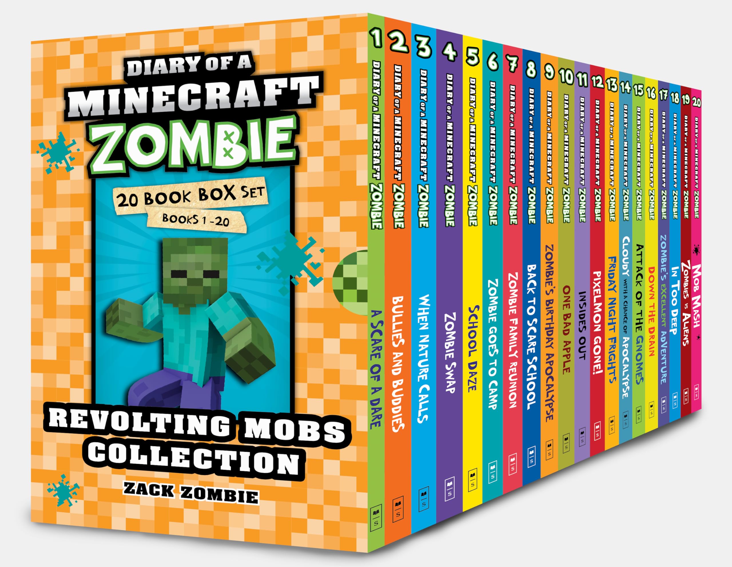 Diary of a Minecraft Zombie: Revolting Mobs Collection (20 Book
