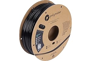 LulzBot 2.85mm PLA Filament : High Rigidity Black PLA for Precision 3D Printing