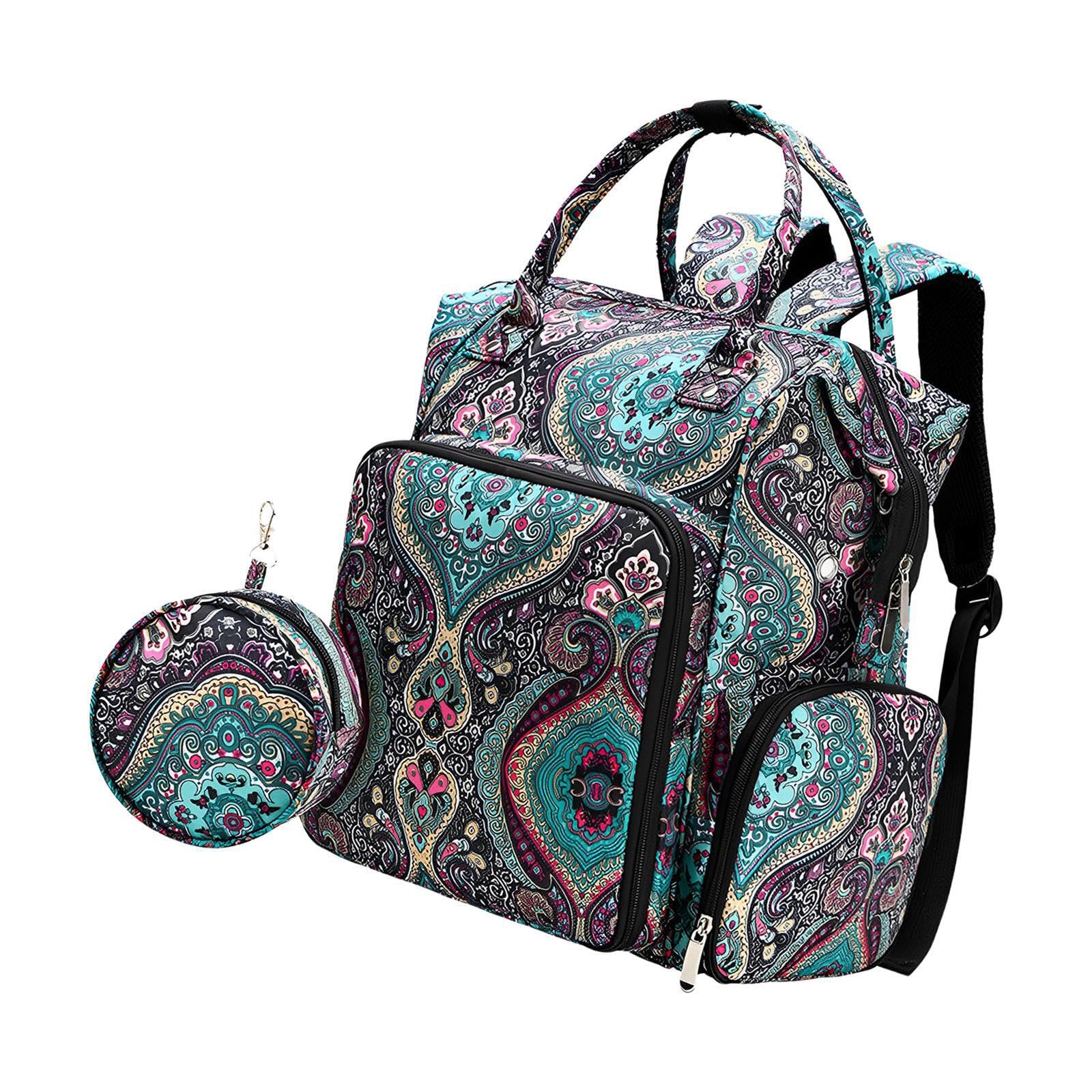 Estuche para agujas de crochet, mochila organizadora de crochet premium, vacía, sin ganchos, combina estilo y funcionalidad, bolsa para tejer con cremallera, organizador